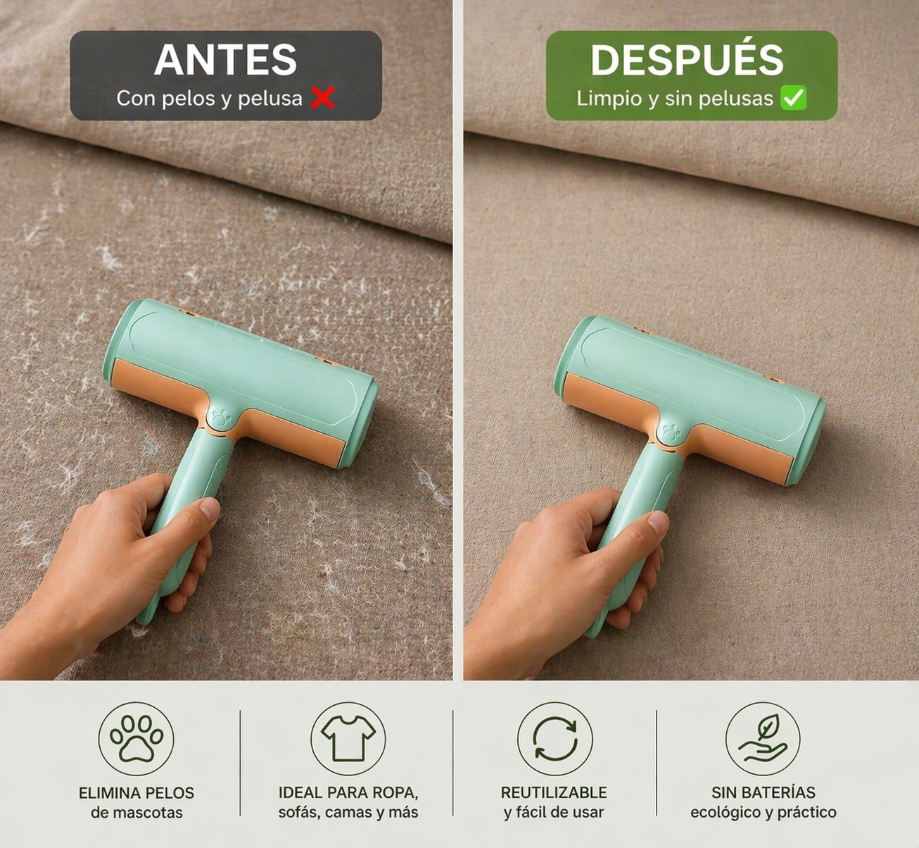 Rodillo PetClean Max