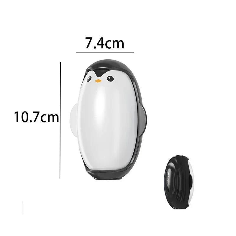 Rodillo Quitapelusas Lavable Pingüino